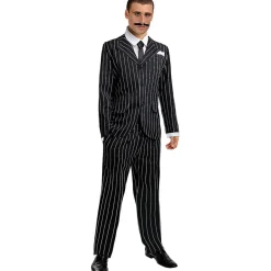 Funidelia Disfraces|Halloween*Disfraz de gangster negro años 20 M