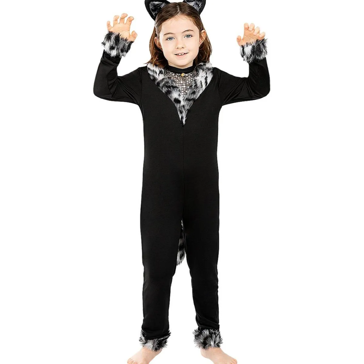 Funidelia Halloween|Disfraces*Disfraz de gata para niña 10-12 años