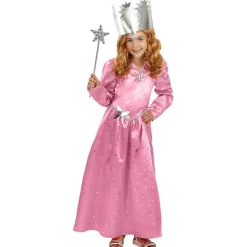 Funidelia Disfraces|Halloween*Disfraz de Glinda Bruja Buena para Niña - El Mago de Oz 5-6 años