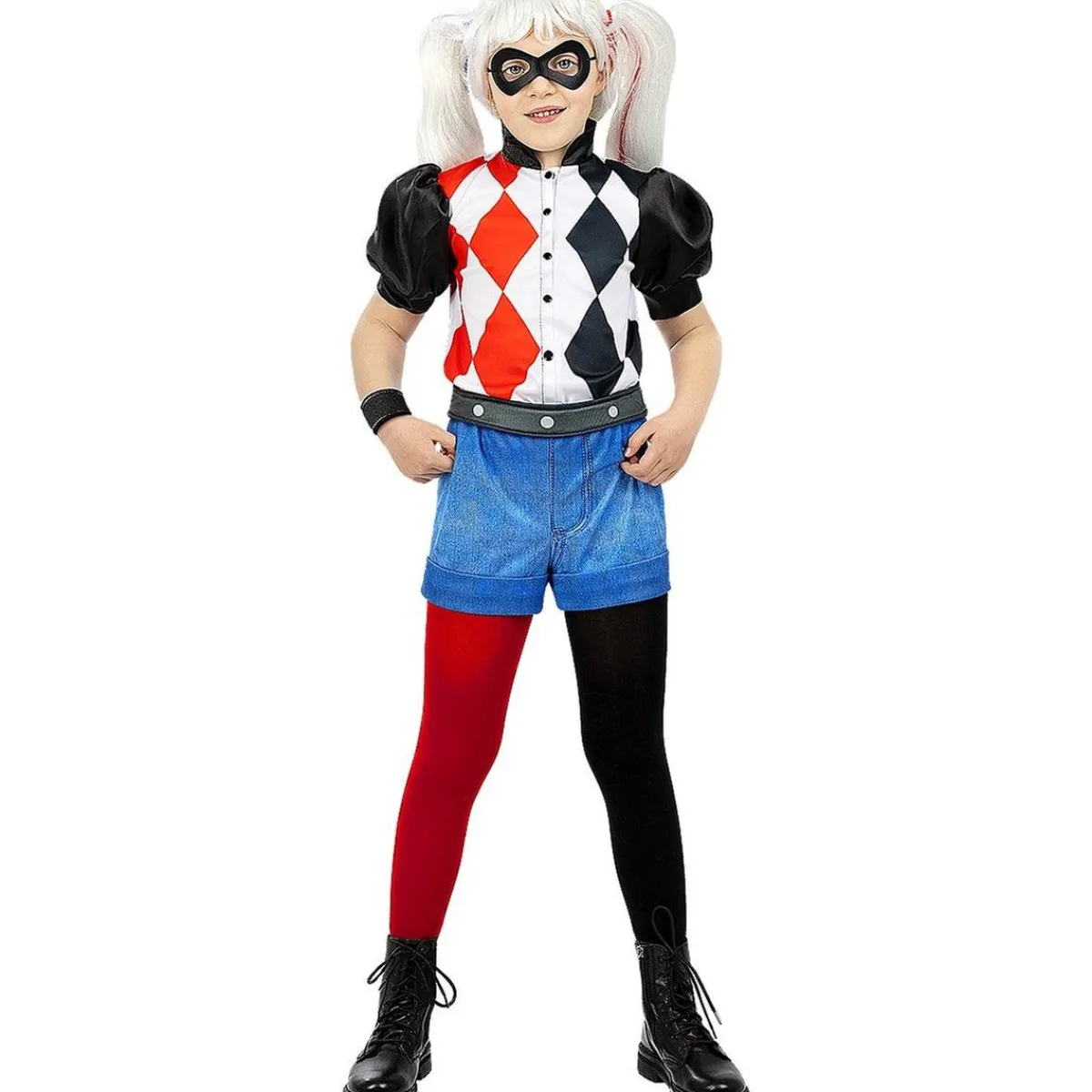 Funidelia Disfraces|Halloween*Disfraz de Harley Quinn (7-9 años)