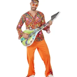 Funidelia Disfraces|Halloween*Disfraz de Hippie feliz para hombre L