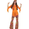 Funidelia Disfraces|Halloween*Disfraz de Hippie feliz para mujer L