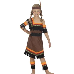 Funidelia Disfraces|Halloween*Disfraz de India Deluxe para niña 7-9 años