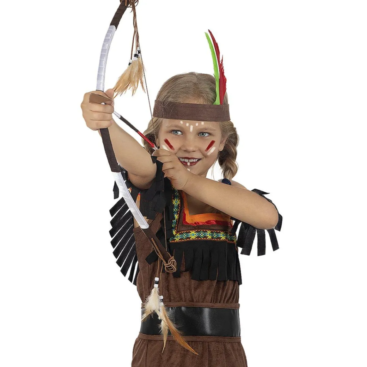 Funidelia Halloween|Disfraces*Disfraz de India Deluxe para niña 10-12 años