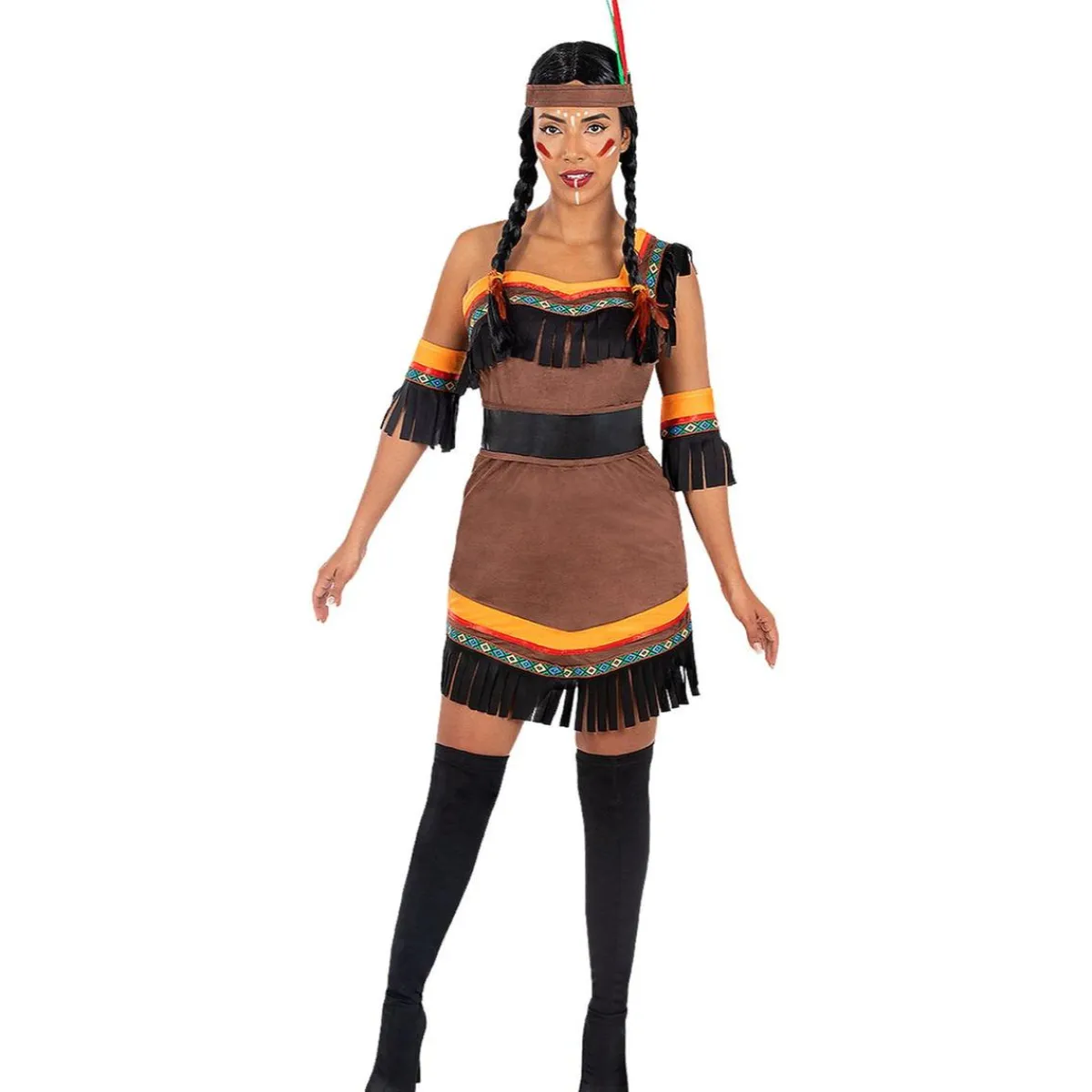 Funidelia Disfraces|Halloween*Disfraz de India Deluxe S