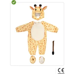 Funidelia Halloween|Disfraces*Disfraz de jirafa bebé 12-24 meses