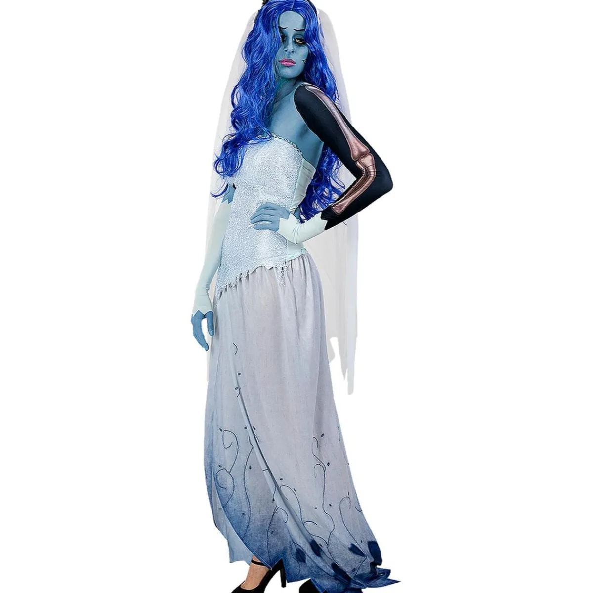 Funidelia Halloween|Disfraces*Disfraz de La Novia Cadáver mujer L