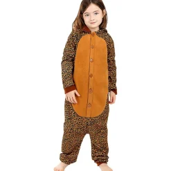 Funidelia Halloween|Disfraces*Disfraz de leopardo onesie para niños 5-6 años