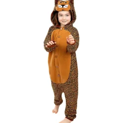 Funidelia Halloween|Disfraces*Disfraz de leopardo onesie para niños 10-12 años