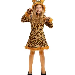 Funidelia Halloween|Disfraces*Disfraz de leopardo para niña 5-6 años
