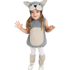 Funidelia Halloween|Disfraces*Disfraz de lobo peluche niño 2-3 años