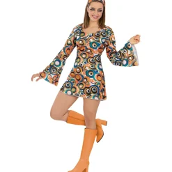 Funidelia Disfraces|Halloween*Disfraz de los Años 70 casual para mujer M-L