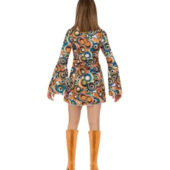 Funidelia Disfraces|Halloween*Disfraz de los Años 70 casual para mujer S-M