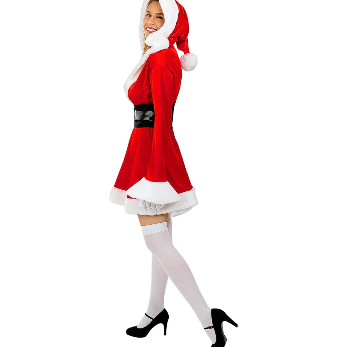 Funidelia Disfraces|Halloween*Disfraz de Mamá Noel Deluxe mujer S