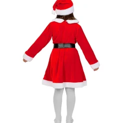 Funidelia Disfraces|Halloween*Disfraz de Mamá Noel Deluxe niña 10-12 años