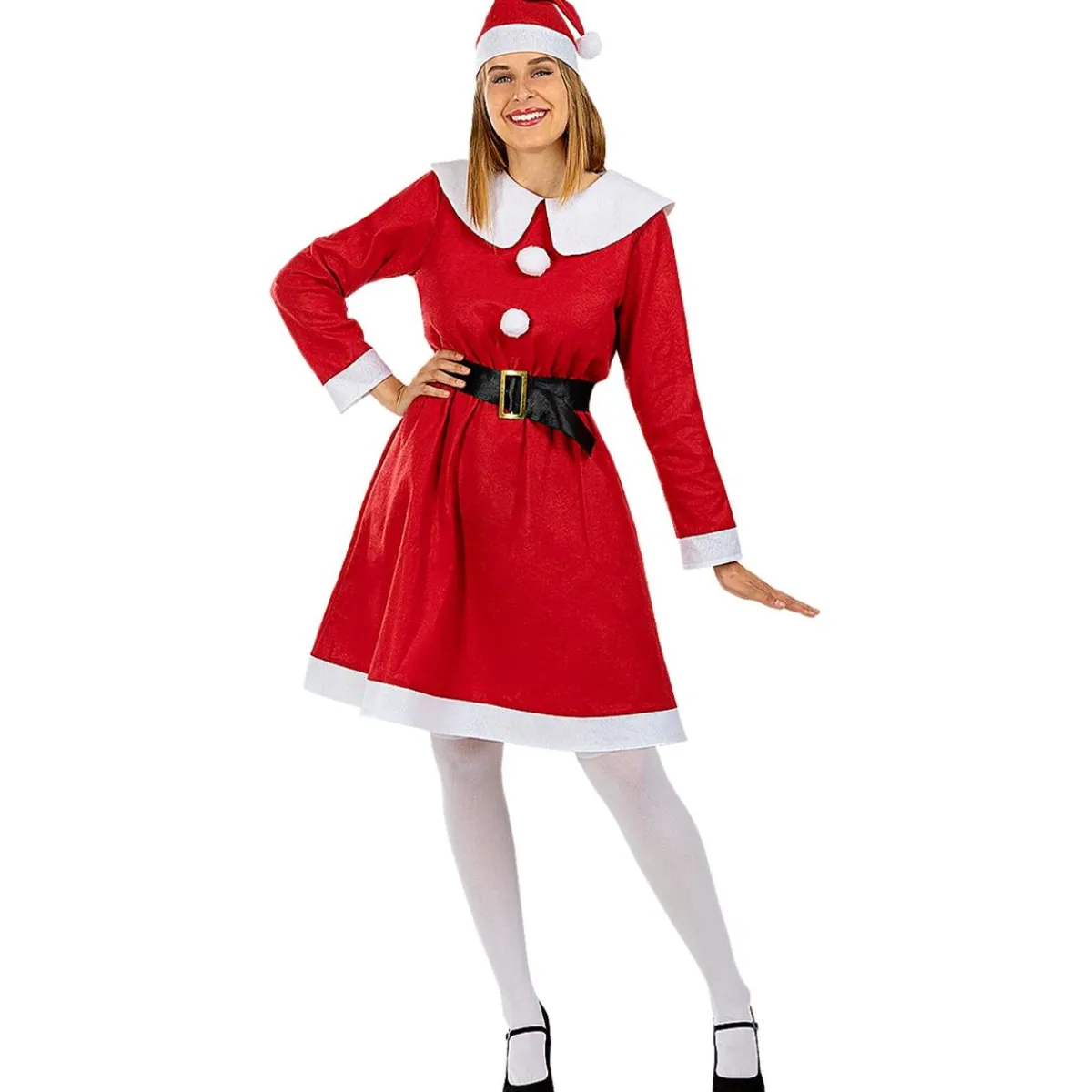 Funidelia Disfraces|Halloween*Disfraz de Mamá Noel mujer XXL