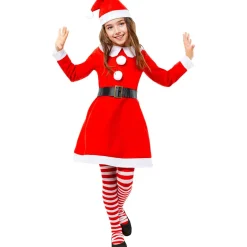 Funidelia Disfraces|Halloween*Disfraz de Mamá Noel niña 10-12 años