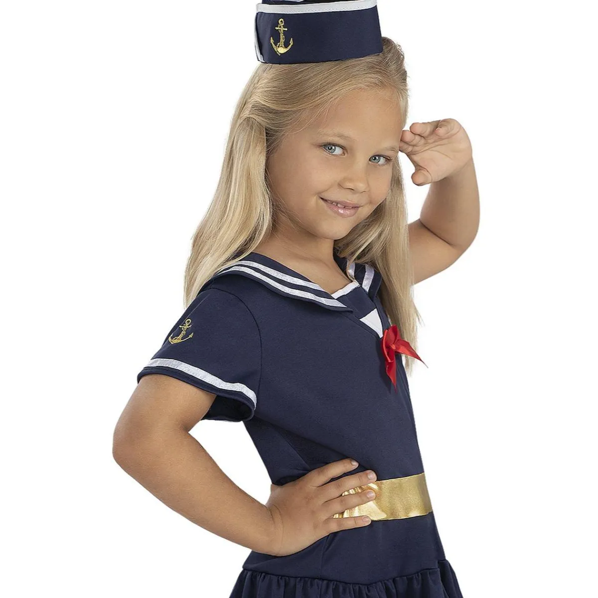Funidelia Halloween|Disfraces*Disfraz de marinera para niña 7-9 años