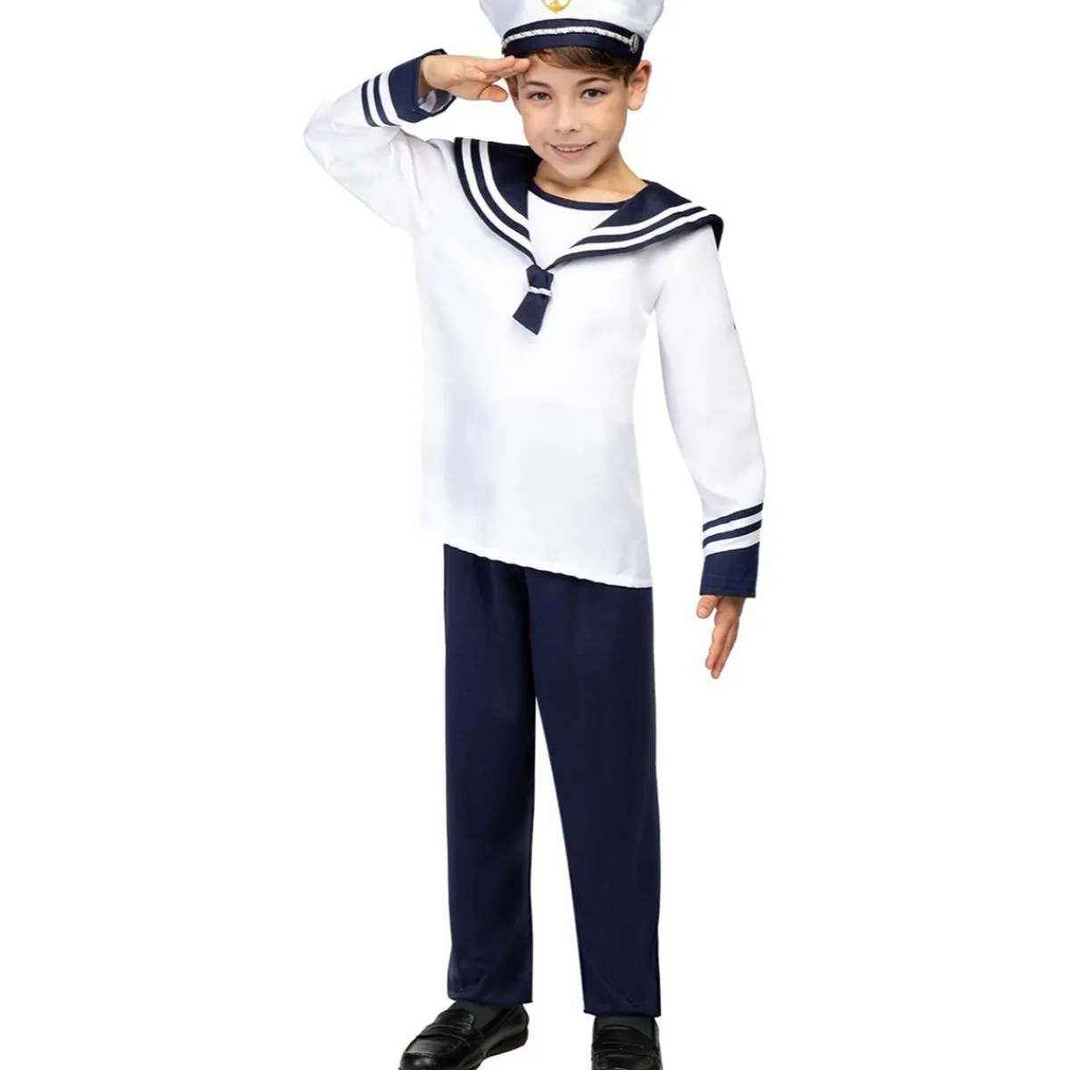 Funidelia Halloween|Disfraces*Disfraz de marinero para niño 5-6 años