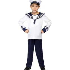 Funidelia Halloween|Disfraces*Disfraz de marinero para niño 7-9 años
