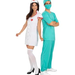Funidelia Halloween|Disfraces*Disfraz de médico para adulto M-L
