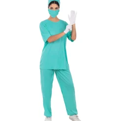 Funidelia Halloween|Disfraces*Disfraz de médico para adulto L-XL