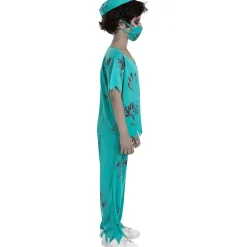 Funidelia Disfraces|Halloween*Disfraz de médico zombie niño 10-12 años
