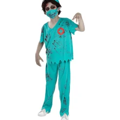 Funidelia Disfraces|Halloween*Disfraz de médico zombie niño 7-9 años