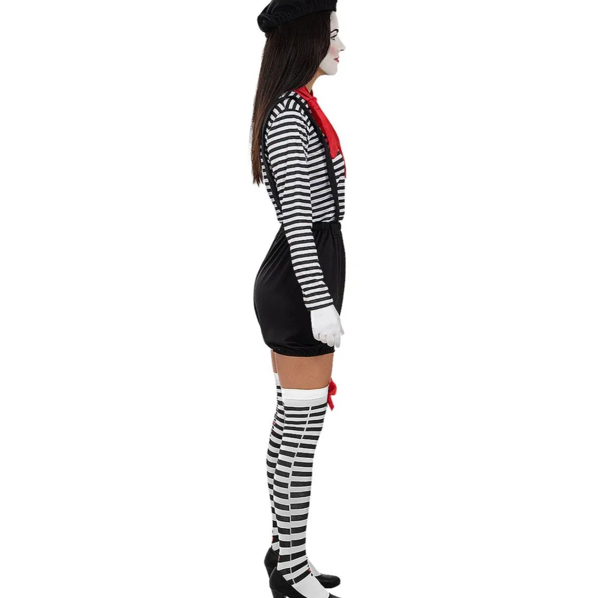 Funidelia Halloween|Disfraces*Disfraz de mimo para mujer L-XL