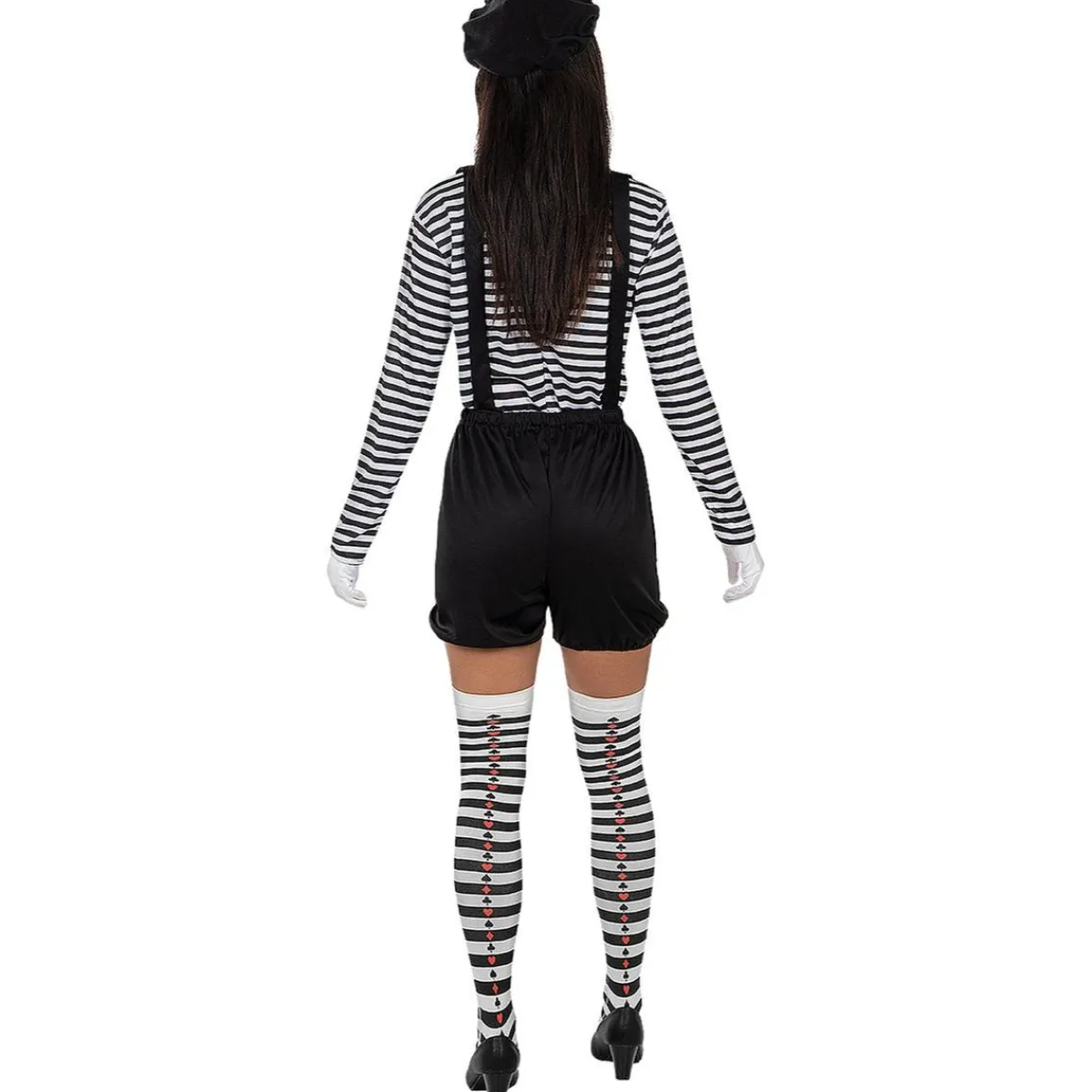 Funidelia Halloween|Disfraces*Disfraz de mimo para mujer L-XL