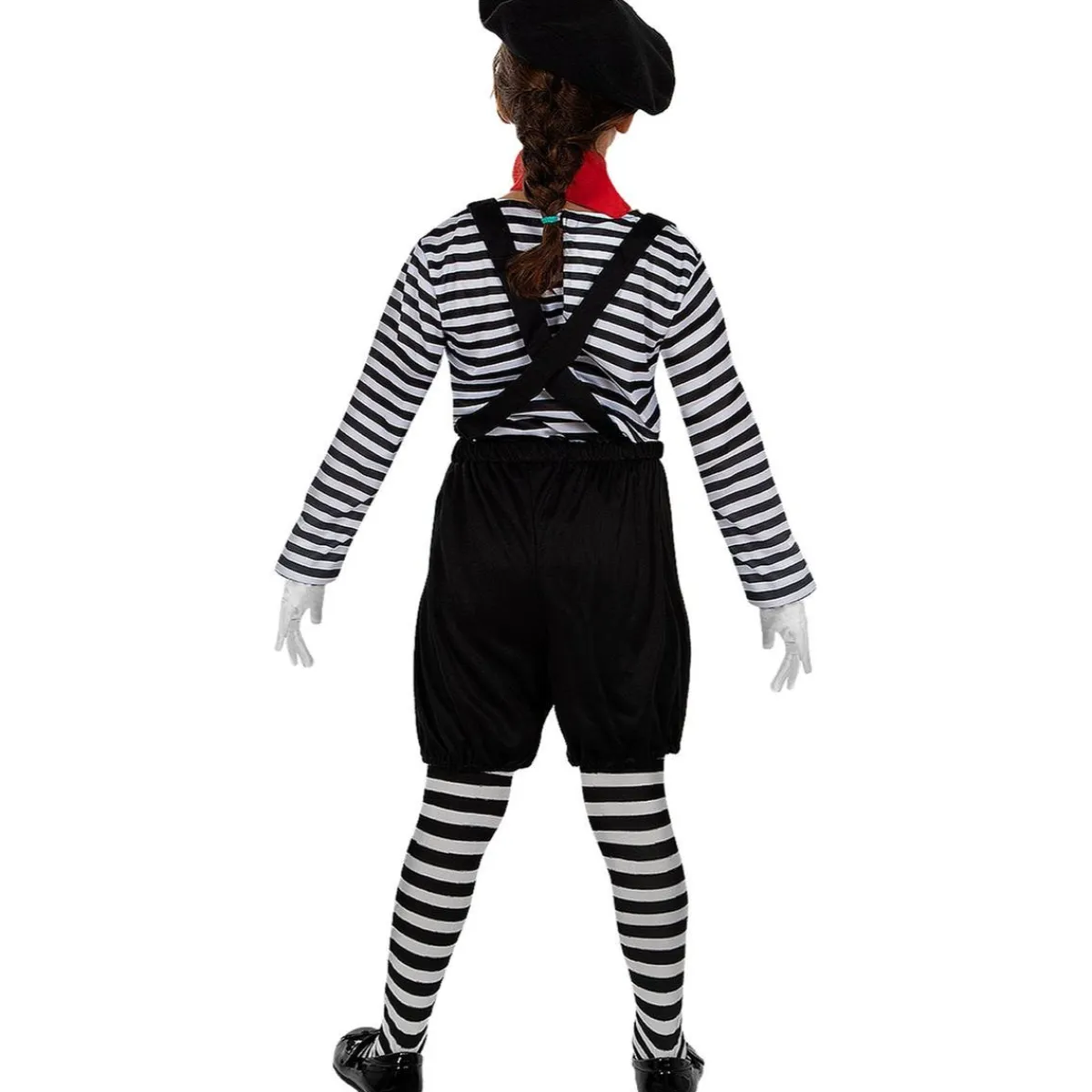 Funidelia Halloween|Disfraces*Disfraz de mimo para niña 5-6 años