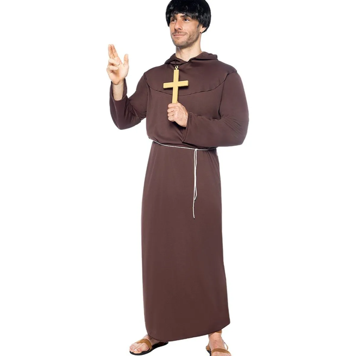 Funidelia Halloween|Disfraces*Disfraz de monje para adulto M-L