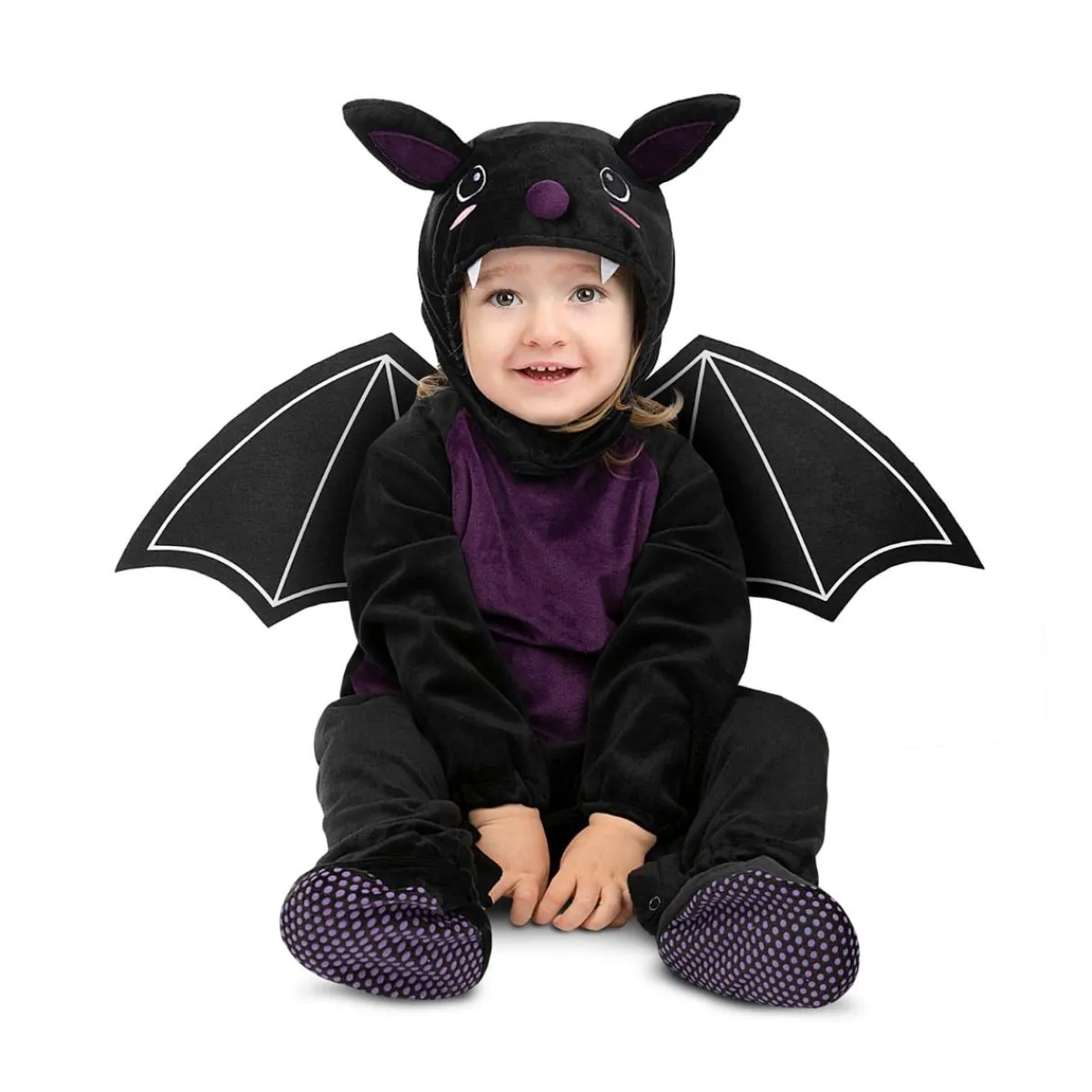 Funidelia Halloween|Disfraces*Disfraz de murciélago para bebé 0-6 meses