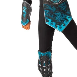 RUBIE'S Disfraces|Halloween*Disfraz de Ninja Dragón Azul talla L (7-8 años)