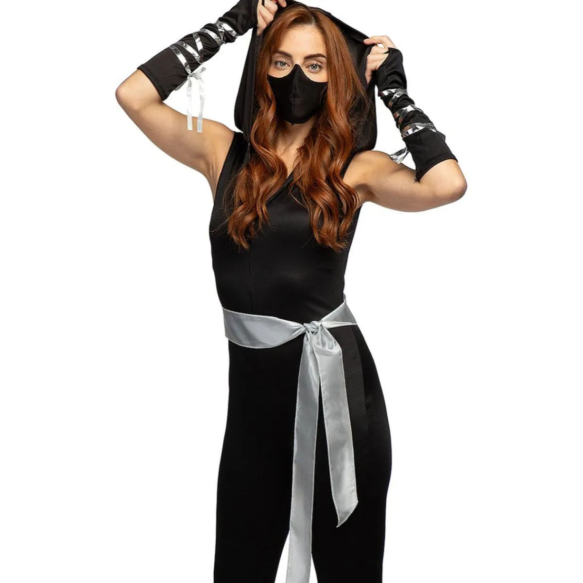 Funidelia Disfraces|Halloween*Disfraz de Ninja para mujer XL