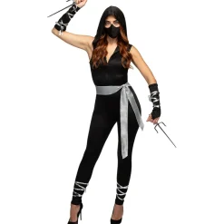 Funidelia Disfraces|Halloween*Disfraz de Ninja para mujer XXL