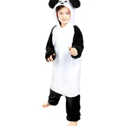 Funidelia Halloween|Disfraces*Disfraz de oso panda onesie para niños 10-12 años