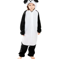 Funidelia Halloween|Disfraces*Disfraz de oso panda onesie para niños 10-12 años