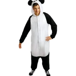 Funidelia Halloween|Disfraces*Disfraz de oso panda onesie para adulto S-M