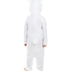 Funidelia Halloween|Disfraces*Disfraz de oso polar onesie para niños 5-6 años