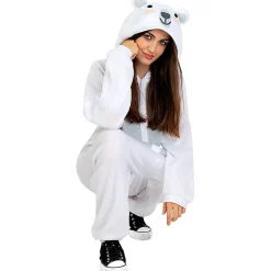 Funidelia Halloween|Disfraces*Disfraz de oso polar onesie para adulto L-XL