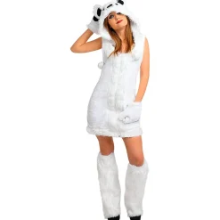 Funidelia Disfraces|Halloween*Disfraz de oso polar para mujer L