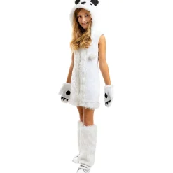 Funidelia Disfraces|Halloween*Disfraz de oso polar para niña 3-4 años