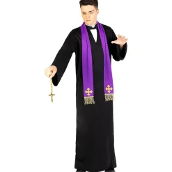 Funidelia Halloween|Disfraces*Disfraz de Padre Karras El Exorcista XL