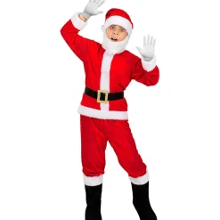 Funidelia Disfraces|Halloween*Disfraz de Papá Noel Deluxe niño 3-4 años