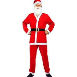 Funidelia Disfraces|Halloween*Disfraz de Papá Noel hombre L