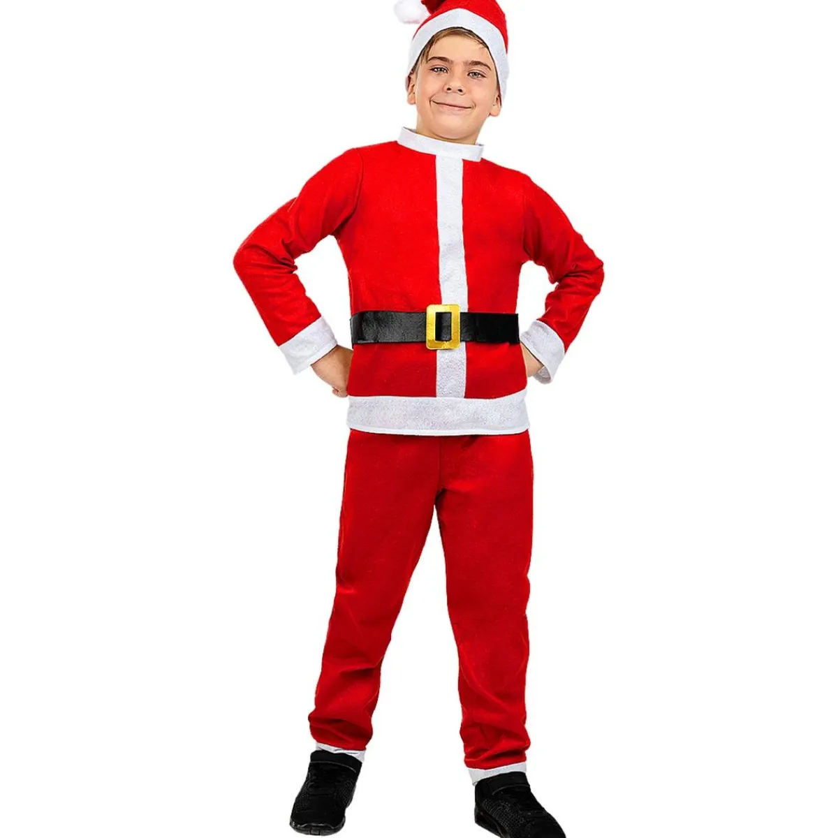 Funidelia Disfraces|Halloween*Disfraz de Papá Noel niño 3-4 años