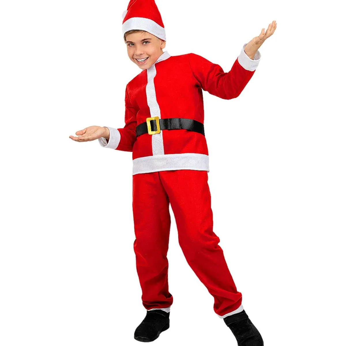 Funidelia Disfraces|Halloween*Disfraz de Papá Noel niño 3-4 años