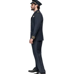 Funidelia Halloween|Disfraces*Disfraz de piloto de aviones para hombre L