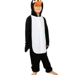 Funidelia Halloween|Disfraces*Disfraz de pingüino onesie para niños 10-12 años
